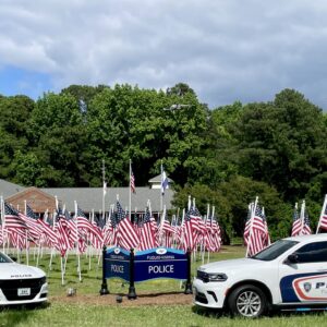 Rotary Clubs of Fuquay-Varina 2024 Flags for Heroes - Fuquay-Varina Police Department